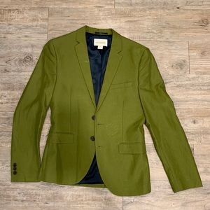 Olive Linen Blazer